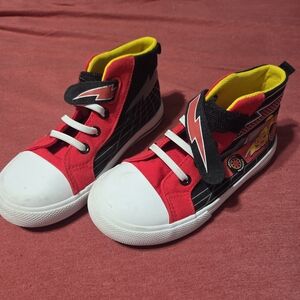 Kids Red Lightning McQueen Sneakers